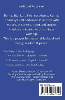Hindu Sandhyavandanam: Every Hindu'S Pride & Duty: Every Hindu'S Pride And Duty