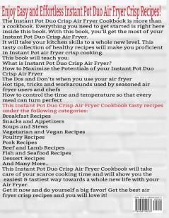 Instant Pot Duo Crisp Air Fryer Cookbook #2021: Easy-To-Make & Delicious Instant Pot Air Fryer Crisp Recipes For Beginners