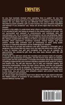 Empáticos: Desvelando el poder oculto de los empáticos y una guía para protegerse de los vampiros energéticos y los narcisistas