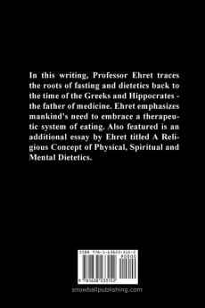 Physical Fitness Thru A Superior Diet Fasting and Dietetics