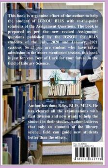 Ignou Blis Assignment Solution: Part-Ii (Bli-225 Bli-226 Bli-228 & Bli-229)