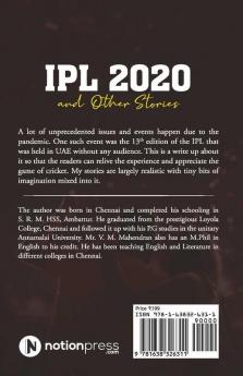 Ipl 2020 And Other Stories