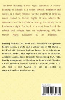 Human Rights Education: A Priority Learning At Schools