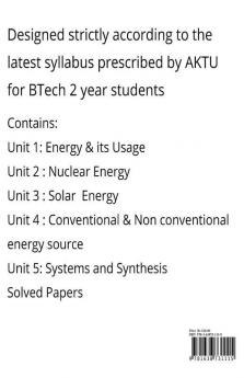 Aktu - Energy Science & Engineering (Btech): Btech