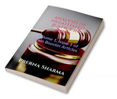 ANALYSIS OF NEGOTIATED JUSTICE IN INDIA : Volume 1 Issue 1 of Brain Booster Articles