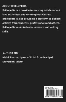 Judicial Interpretations On Medical Negligence In The Context Of Consumer Protection Act 1986: Volume 1 Issue 2 Of Brillopedia