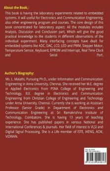 Embedded Systems Lab Manual (For B.E. Electronics And Communication Engineering)