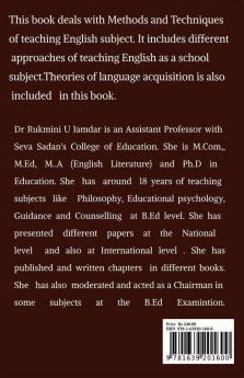 Pedagogy Of Teaching English Subject: Methods And Techniques