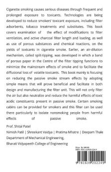 Designing Cigarette Smoke Filter for Passive Smokers : Preliminary Analysis