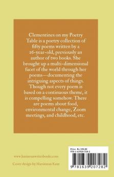 Clementines on my Poetry Table : A Poetry Collection