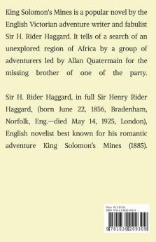 King Solomon'S Mines