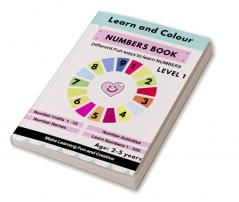 NUMBERS Book Level 1 : Learn and Colour Numbers Book