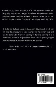 D. El. Ed. Entrance Examination Guide Book