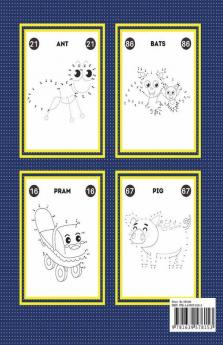 Dot To Dot For Kids Ages 4-8 : 100 Fun Connect The Dots Puzzles For Children - Activity Book For Learning - Age 4-6 6-8 Year Olds