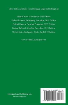 Federal Rules of Civil Procedure; 2019 Edition: With Statutory Supplement