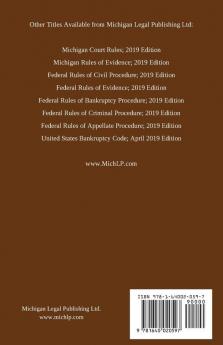 Michigan Rules of Professional Conduct; 2019 Edition