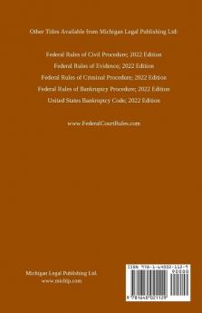 Federal Rules of Appellate Procedure; 2022 Edition: With Appendix of Length Limits and Official Forms