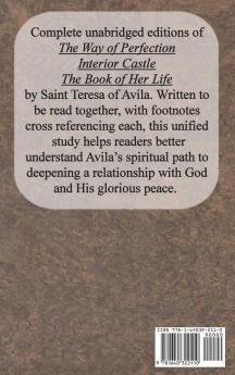 St. Teresa of Avila Three Book Treasury - Interior Castle The Way of Perfection and The Book of Her Life (Autobiography)