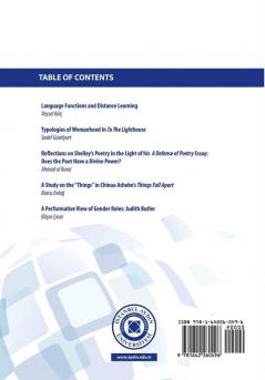 Istanbul Aydin University International Journal of Media Culture and Literature: 2015 (Year: 1 Number: 1)