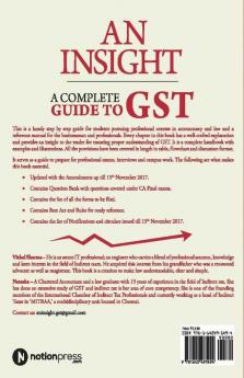 An insight : A complete guide to GST