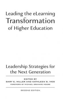 Leading the eLearning Transformation of Higher Education