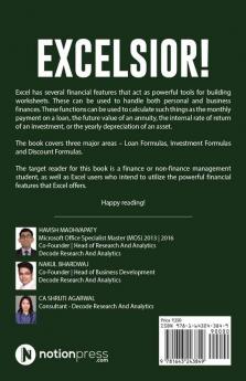 EXCELSIOR! : Fundamental Financial Formulas