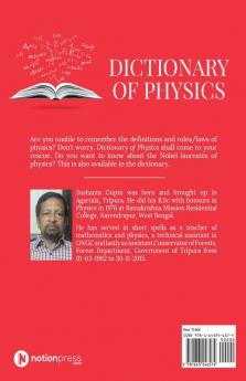 DICTIONARY OF PHYSICS : For students of Class VI to X