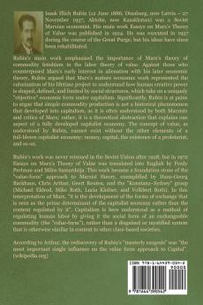 Essays on Marx's Theory of Value