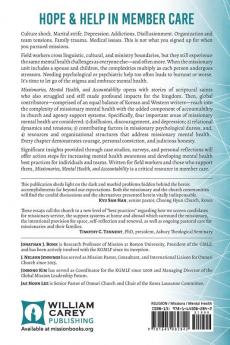 Missionaries Mental Health and Accountability