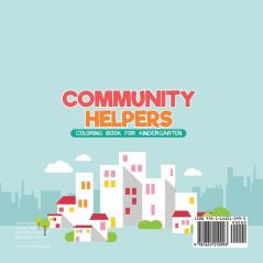 Community Helpers Coloring Book for Kindergarten