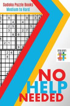 No Help Needed Sudoku Puzzle Books Medium to Hard