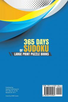 365 Days of Sudoku Large Print Puzzle Books