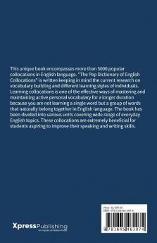 The Pep Dictionary Of English Collocations