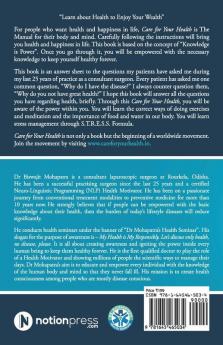 Care For Your Health : A User Manual For Living Healthy