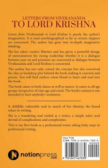 Letters from Vivekananda to lord krishna