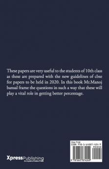 Bansal Guess Papers Mathematics 10Th Cbse