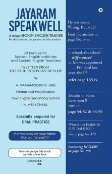 Jayaram Speakwell : A Unique Spoken English Trainer