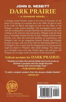 Dark Prairie: A Dunbar Novel: 1 (The Dunbar)