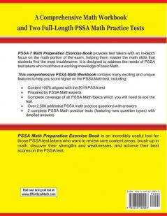 PSSA 7 Math Preparation Exercise Book: A Comprehensive Math Workbook and Two Full-Length PSSA 7 Math Practice Tests