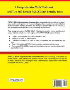 PARCC 6 Math Preparation Exercise Book: A Comprehensive Math Workbook and Two Full-Length PARCC 6 Math Practice Tests