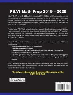 PSAT Math Prep 2019 - 2020: Step-By-Step PSAT Math Study Guide