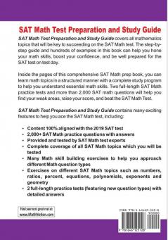 SAT Math Test Preparation and study guide: The Most Comprehensive Prep Book with Two Full-Length SAT Math Tests