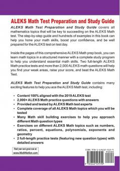 ALEKS Math Test Preparation and study guide: The Most Comprehensive Prep Book with Two Full-Length ALEKS Math Tests