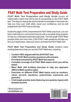 PSAT Math Test Preparation and Study Guide