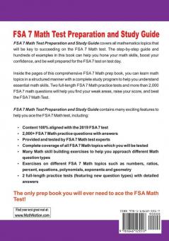 FSA 7 Math Test Preparation and Study Guide: The Most Comprehensive Prep Book with Two Full-Length FSA Math Tests