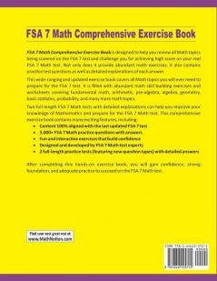 FSA 7 Math Comprehensive Exercise Book: Abundant Math Skill Building Exercises