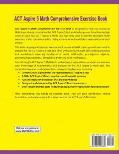 ACT Aspire 5 Math Comprehensive Exercise Book: Abundant Math Skill Building Exercises