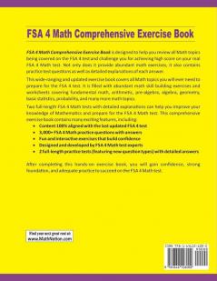 FSA 4 Math Comprehensive Exercise Book: Abundant Math Skill Building Exercises