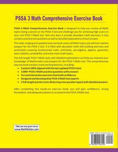 PSSA 3 Math Comprehensive Exercise Book: Abundant Math Skill Building Exercises