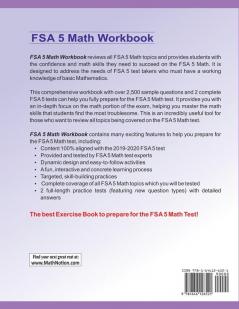 FSA Math Workbook: 5th Grade Math Exercises Activities and Two Full-Length FSA Math Practice Tests